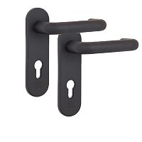 Ручки протипожежні на планці NEMEF 2916/02 black чорні